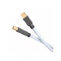Supra Blue USB 2.0 A - B összekötő kábel / 0,7 méter/