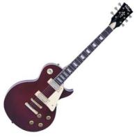 Vintage V100WR Les Paul gitár/vörös
