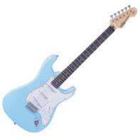 Vintage V6LB strato gitár/laguna kék