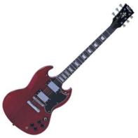 Vintage VS6 gitár /cherry red