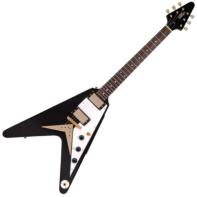 Vintage VV60BK Flying V gitár Black