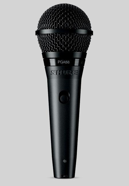 Shure PGA58XLR-B dinamikus ének mikrofon