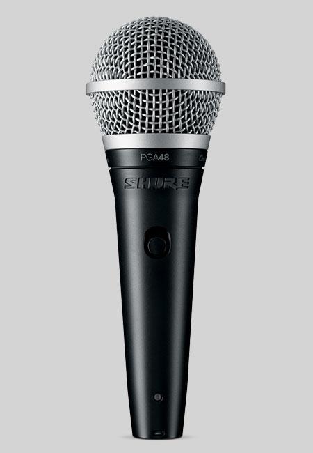Shure PGA48XLR-B dinamikus énekmikrofon