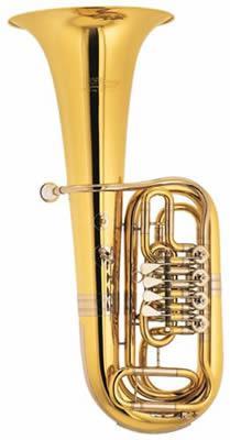 Cerveny CFB651-4PX, 4 gépes F tuba, standard, tok nélkül