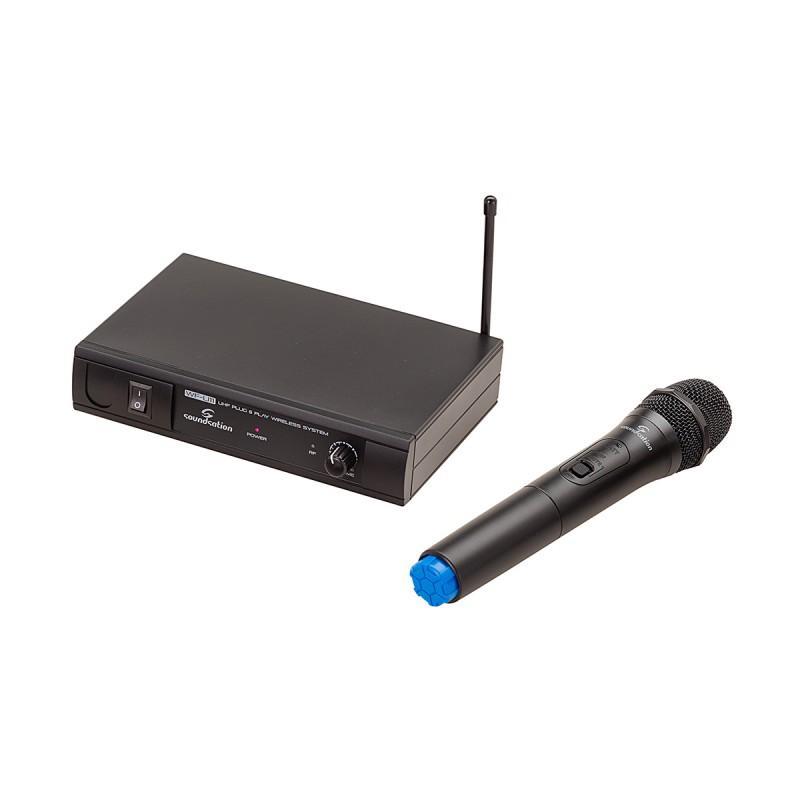 Soundsation WF-U11HA - UHF Plug and Play vezeték nélküli kézi mikrofonos rendszer (Freq. 863.05 MHz)
