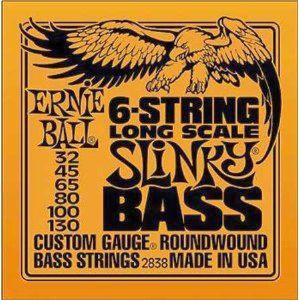 Ernie Ball 6-string Slinky Bass Long Scale Nickel Wound .032 - .130
